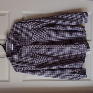 Maurices Plaid Button Up Lightweight Flannel Shirt